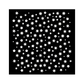 Stamperia Stencil - Classic Christmas - Stars Pattern - KSTDQ112