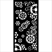 Stamperia Stencil - Gear up for Christmas - Gears - KSTDL98