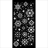 Stamperia Stencil - Gear up for Christmas - Snowflakes - KSTDL100