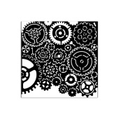 Stamperia Stencil - Gears Pattern - KSTDS27