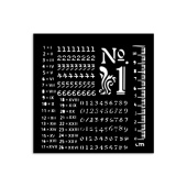 Stamperia Stencil - Numbers Pattern - KSTDS22