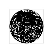 Stamperia Stencil - Round Frame with Flowers - KSTDS25