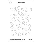 That's Crafty! Dinky Stencil - Splodges - TC169