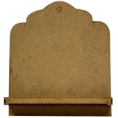 That's Crafty! Surfaces MDF Shelf Tag - Scallop Top