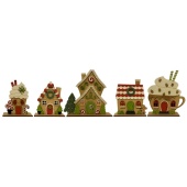 That's Crafty! Surfaces MDF Uprights - Gingerbread Village