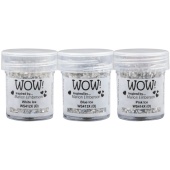 WOW! Embossing Powder - Ice Crystal Trio